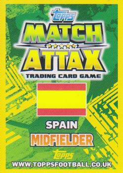 2014 Topps Match Attax World Stars #213 Andres Iniesta Back