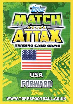 2014 Topps Match Attax World Stars #239 Jozy Altidore Back