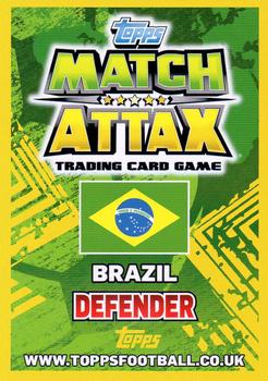 2014 Topps Match Attax World Stars #244 Dani Alves Back