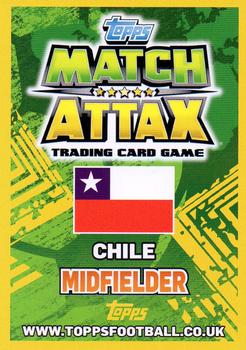 2014 Topps Match Attax World Stars #245 Arturo Vidal Back