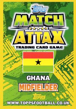 2014 Topps Match Attax World Stars #254 Kwadwo Asamoah Back