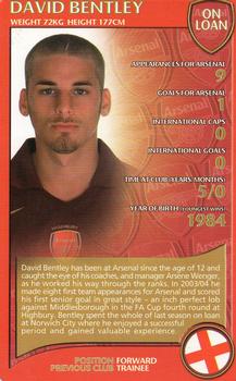 2005-06 Top Trumps Specials Arsenal #NNO David Bentley Front