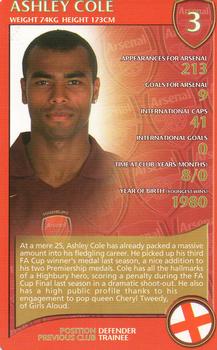 2005-06 Top Trumps Specials Arsenal #NNO Ashley Cole Front
