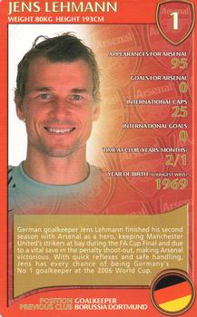 2005-06 Top Trumps Specials Arsenal #NNO Jens Lehmann Front
