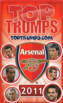 2011 Top Trumps Specials Arsenal #NNO Samir Nasri Back