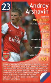 2011 Top Trumps Specials Arsenal #NNO Andrey Arshavin Front