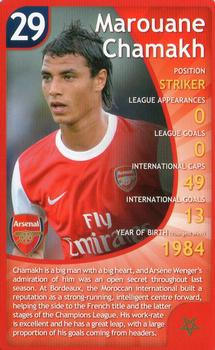 2011 Top Trumps Specials Arsenal #NNO Marouane Chamakh Front