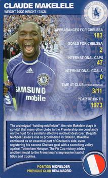 2008 Top Trumps Specials Chelsea #NNO Claude Makelele Front
