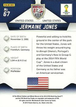 2014 Panini Prizm FIFA World Cup Brazil #67 Jermaine Jones Back