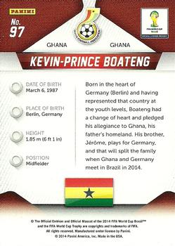 2014 Panini Prizm FIFA World Cup Brazil #97 Kevin-Prince Boateng Back