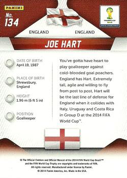 2014 Panini Prizm FIFA World Cup Brazil #134 Joe Hart Back