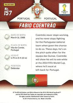 2014 Panini Prizm FIFA World Cup Brazil #157 Fabio Coentrao Back