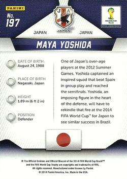 2014 Panini Prizm FIFA World Cup Brazil #197 Maya Yoshida Back