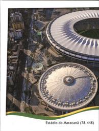 2014 Panini FIFA World Cup Brazil Stickers #26 Maracana Stadium Front
