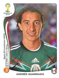 2014 Panini FIFA World Cup Brazil Stickers #79 Andres Guardado Front