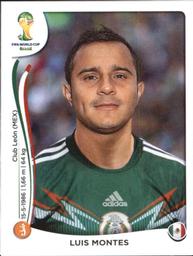 2014 Panini FIFA World Cup Brazil Stickers #82 Luis Montes Front
