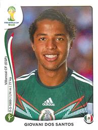 2014 Panini FIFA World Cup Brazil Stickers #83 Giovani Dos Santos Front