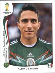 2014 Panini FIFA World Cup Brazil Stickers #84 Aldo De Nigris Front