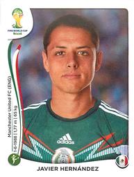 2014 Panini FIFA World Cup Brazil Stickers #85 Javier Hernandez Front