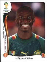 2014 Panini FIFA World Cup Brazil Stickers #98 Stephane Mbia Front