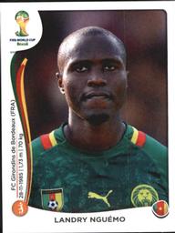 2014 Panini FIFA World Cup Brazil Stickers #102 Landry Nguemo Front