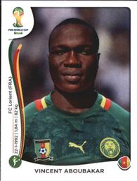 2014 Panini FIFA World Cup Brazil Stickers #103 Vincent Aboubakar Front