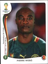 2014 Panini FIFA World Cup Brazil Stickers #106 Pierre Webo Front