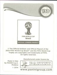 2014 Panini FIFA World Cup Brazil Stickers #130 Daryl Janmaat Back