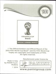 2014 Panini FIFA World Cup Brazil Stickers #131 Stefan de Vrij Back