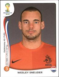 2014 Panini FIFA World Cup Brazil Stickers #139 Wesley Sneijder Front