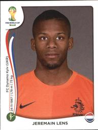 2014 Panini FIFA World Cup Brazil Stickers #143 Jeremain Lens Front