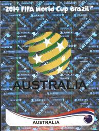 2014 Panini FIFA World Cup Brazil Stickers #165 Australia Logo Front