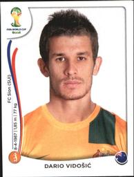 2014 Panini FIFA World Cup Brazil Stickers #179 Dario Vidosic Front