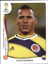 2014 Panini FIFA World Cup Brazil Stickers #192 Aldo Ramirez Front