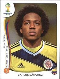 2014 Panini FIFA World Cup Brazil Stickers #193 Carlos Sanchez Front