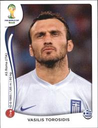 2014 Panini FIFA World Cup Brazil Stickers #206 Vasilis Torosidis Front