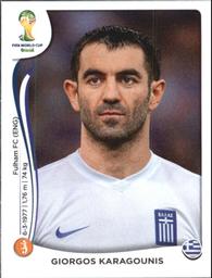 2014 Panini FIFA World Cup Brazil Stickers #213 Giorgos Karagounis Front