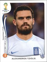 2014 Panini FIFA World Cup Brazil Stickers #215 Alexandros Tziolis Front