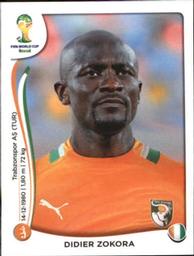 2014 Panini FIFA World Cup Brazil Stickers #230 Didier Zokora Front
