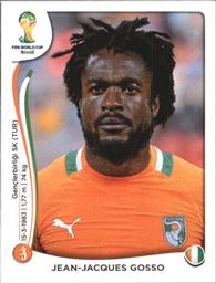 2014 Panini FIFA World Cup Brazil Stickers #233 Jean-Jacques Gosso Front