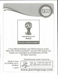 2014 Panini FIFA World Cup Brazil Stickers #296 Joel Campbell Back