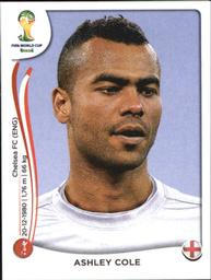 2014 Panini FIFA World Cup Brazil Stickers #301 Ashley Cole Front
