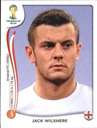2014 Panini FIFA World Cup Brazil Stickers #310 Jack Wilshere Front