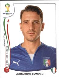 2014 Panini FIFA World Cup Brazil Stickers #321 Leonardo Bonucci Front
