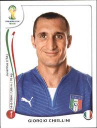 2014 Panini FIFA World Cup Brazil Stickers #322 Giorgio Chiellini Front