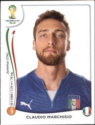2014 Panini FIFA World Cup Brazil Stickers #329 Claudio Marchisio Front
