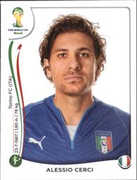 2014 Panini FIFA World Cup Brazil Stickers #332 Alessio Cerci Front