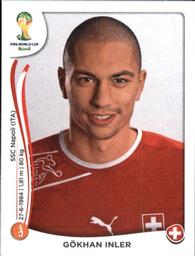 2014 Panini FIFA World Cup Brazil Stickers #346 Gokhan Inler Front