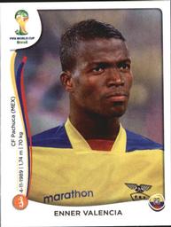 2014 Panini FIFA World Cup Brazil Stickers #364 Enner Valencia Front