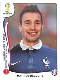 2014 Panini FIFA World Cup Brazil Stickers #378 Mathieu Debuchy Front